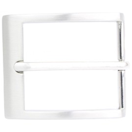 BELTINGER Belt Buckle Narrow 2.5 cm | Buckle Interchangeable Buckle Belt Buckle 25 mm Solid | Pin Buckle | Interchangeable Belt up to 2.5 cm, Silver, matte