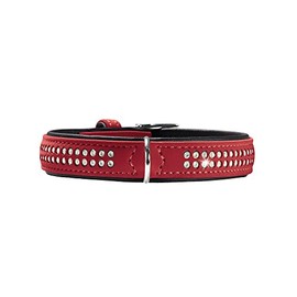 Hunter Softie Deluxe Collar, 35, Red/Black