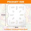 Veumoie 12 PCS Plastic Drain Shelf for 1/6 Size Food