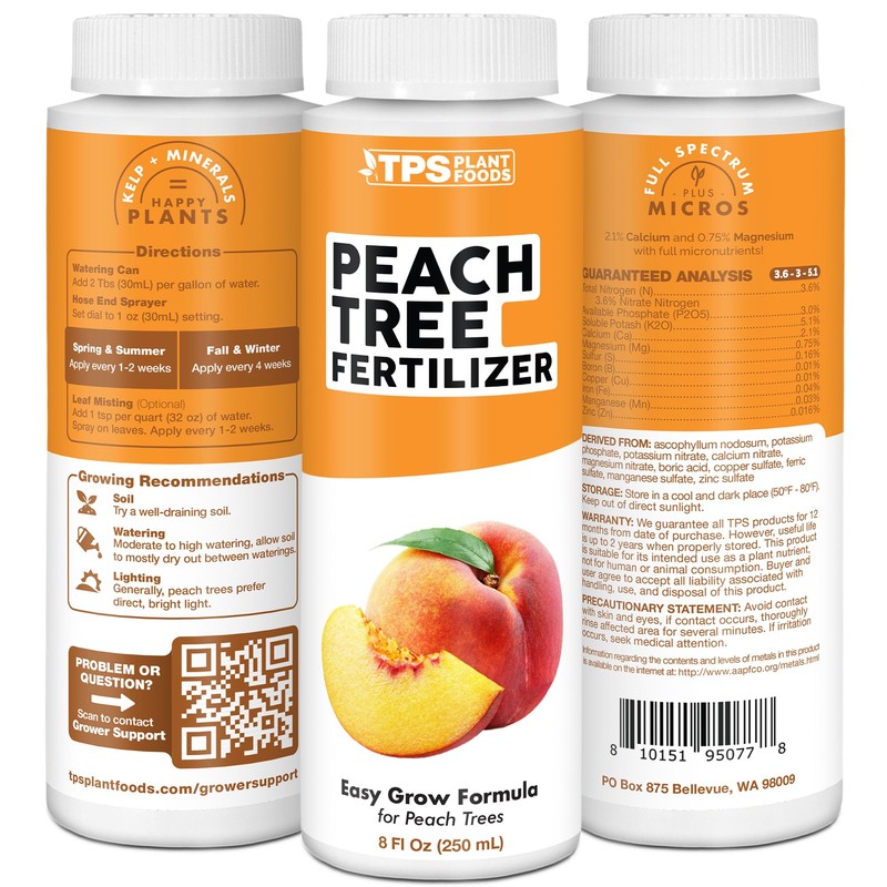 TPS NUTRIENTS Peach Tree Fertilizer for All Peach, Nectarine and