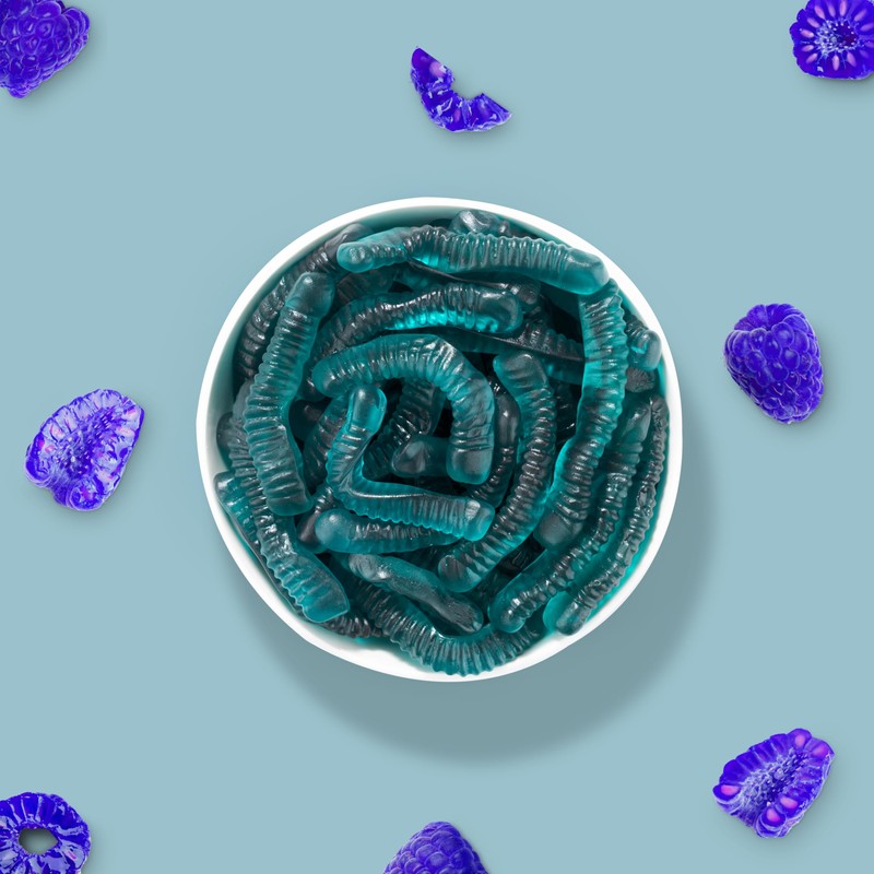 FirstChoiceCandy Sweet & Sour Gummy Worms, Multi Flavors and Solid