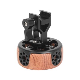 Aluminum Side Handle Grip, Camera Cage Handle Handgrip with Quick Release, QR Locking, Ergonomic Design for DSLR/Mirrorless Camera/NATO Rail Cage