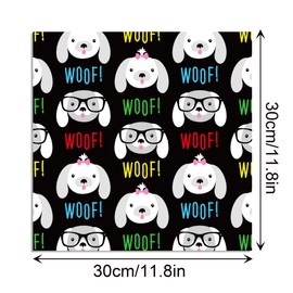 JOINFANXIN Colorful Dog Paws Scrapbook Paper Pad,24 Pcs Footprint Pattern, Double-Sided Decopodge Paper, Cardstock Paper for Scrapbooking DIY Decorative Background Cardmaking Supplies Craft Paper