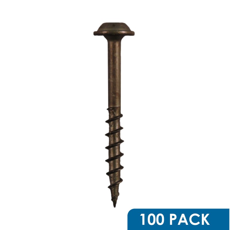 Rok Hardware #8 x 1" Pocket Hole Deck Screws Square
