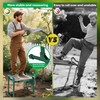 Saker Garden Kneeler and Seat Foldable Gardening Stool with Extendable