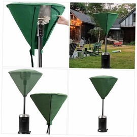 Sosoport Garden Heater Cover Weatherproof Dust Heavy Duty Patio Heater Covers Waterproof Easy-fold Protects against Sun Rain Wind