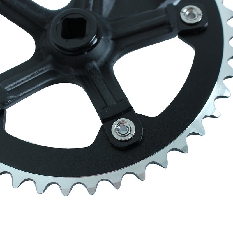 SENQI Fixed Gear Bicycle Crankset 44T 6.7 inches (170 mm)