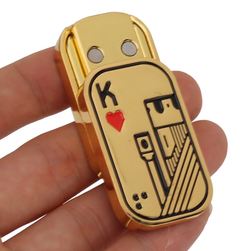 Slider Stress Relief Toy Triple Layered Portable Magnetic Push Clicker