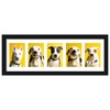 DUENPY 8x24 Collage Picture Frames Display Five 4x6 Picture Collage