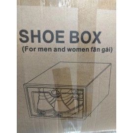 Stackable Clear Shoe Box Organizer Rack 8 Pack Space Saving Container Holder