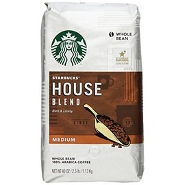 Starbucks House Blend Whole Bean Coffee, 40 Ounce