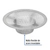 Foset Coladera Malla Para Fregadero 3/4' Acero Inoxidable Plateado