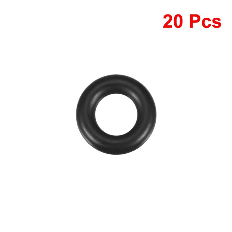 sourcing map Pack of 20 O-rings nitrile rubber seal 18