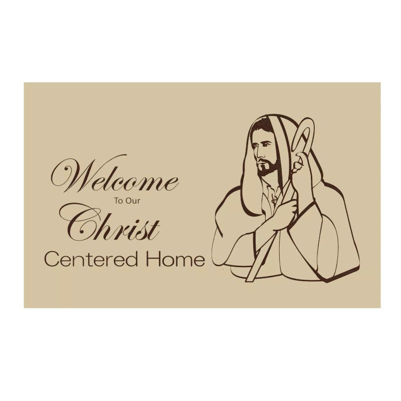 Vertical Expressions "Welcome to our Christ Centered Home" Christian Home