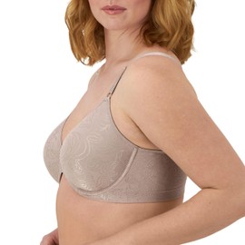 Bali Women's Comfort Revolution Front-Close Shaping Underwire Bra, Warm Steel,42D