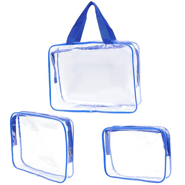 GORGECRAFT Travel Toiletry Bag Made of PVC in 3 Sizes
