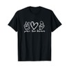 Funny Love Bananas Shirt Cute Banana Gifts Peace Love Banana