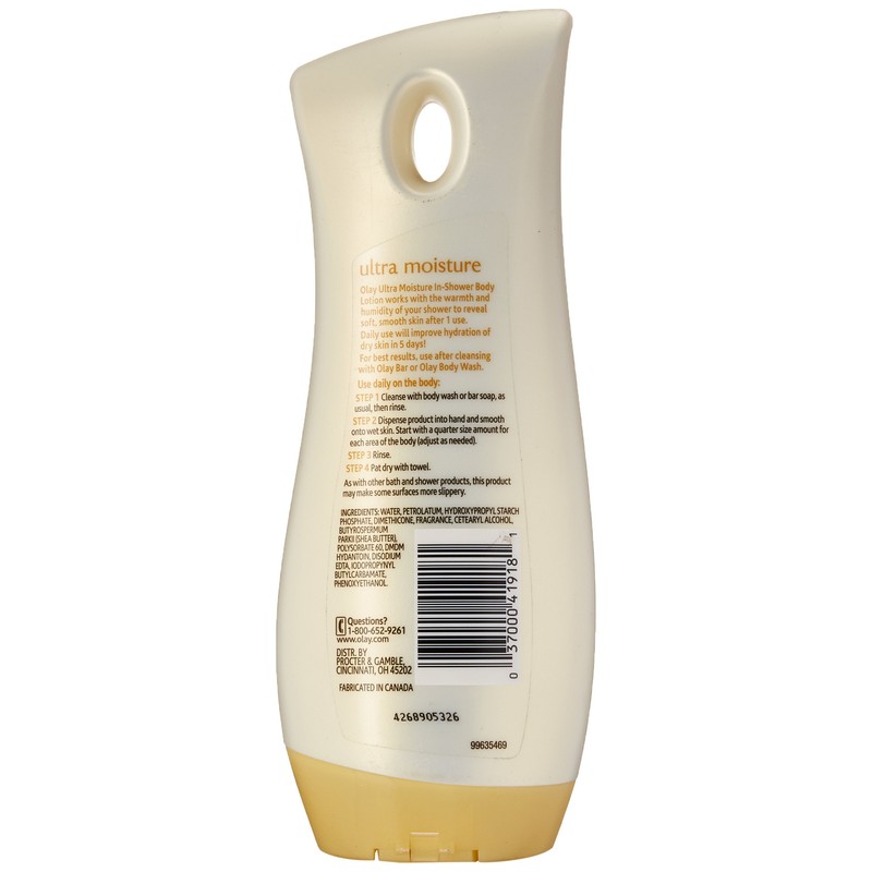 Olay Body Ultra Moisture In-Shower Body Lotion with Shea Butter,