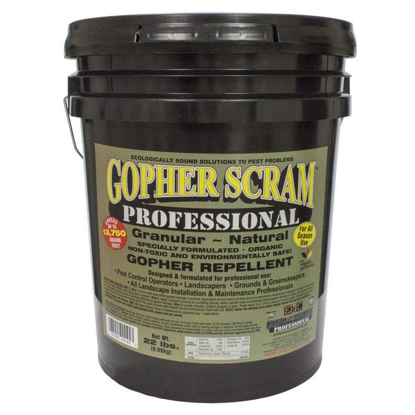 EPIC Repellents Gopher Scram Professional pail (22 lbs)