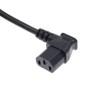 Toptekits C14 to Angled C13 Power Cords - 2ft/60cm, Right