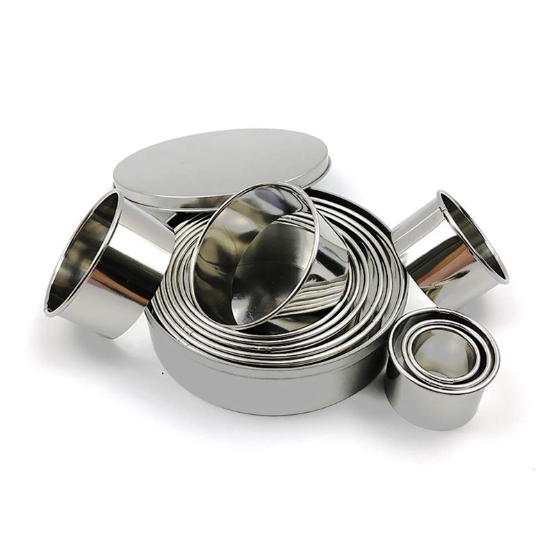 Cookie Cutter Round Baking Tools Set (12 Pieces/Set) Mini Fruit