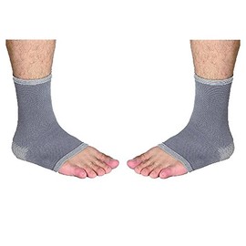 Solace Care Plantar Fasciitis Foot Sleeve & Ankle Compression Support | Elasticated Sprain Guard | Fast Recovery (Small - 8.5" - 11")