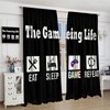 YungHo Boys Gamer Curtains Gaming Decor for Teens Bedroom Video