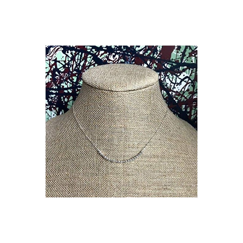 Morse Code FEARLESS Necklace - Sterling Silver or Gold Filled