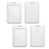 Yharnamite 4 Pcs Sliding ID Badge Holder with Clear Window