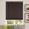 CALYX INTERIORS Room Darkening Vinyl Mini Blinds, Cordless, 1" Slat,