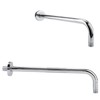 Extra Long Stainless Steel Shower Rain Head Arm Replacement Flange