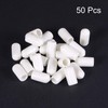 uxcell 50pcs Round Rubber End Caps 1/4"(6mm) White Vinyl Cover