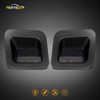 Partsam Full Led License Plate Lights Lamp Assembly Smoke Black