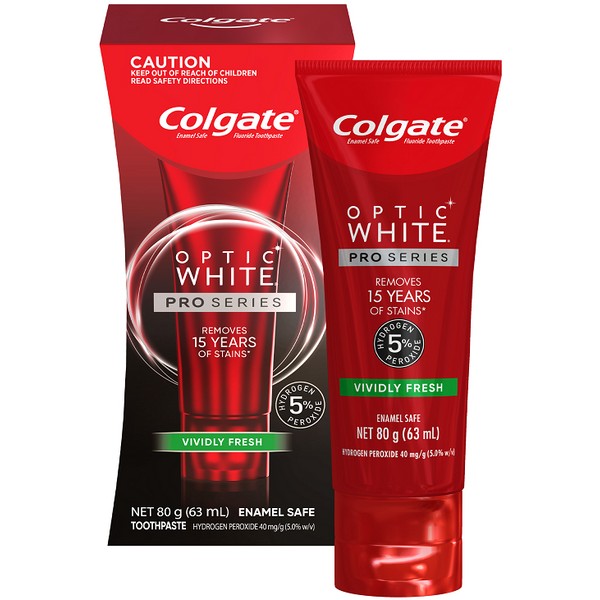 Colgate Optic White Pro Series Toothpaste 80g - Vividly Fresh