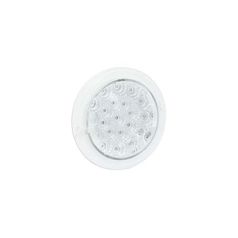 LED Autolamps 12V Recessed Mount Round Stop/Tail Lamp with Clear