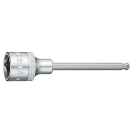 Tone HP3BH-04 Ball Point Hexagon Socket, 0.37 inch (9.5 mm) Drive (3/8 mm), Double Side Width 0.2 inch (4 mm)