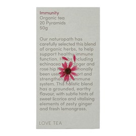 Love Tea Immunity Pyramid Tea Bags, 20 Tea Bags