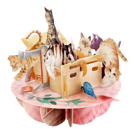 Santoro Pirouettes 3D Pop-Up Card - PURRFECT PARCEL