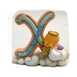 Precious Moments Angel Figurine Letter X For X-tra Special