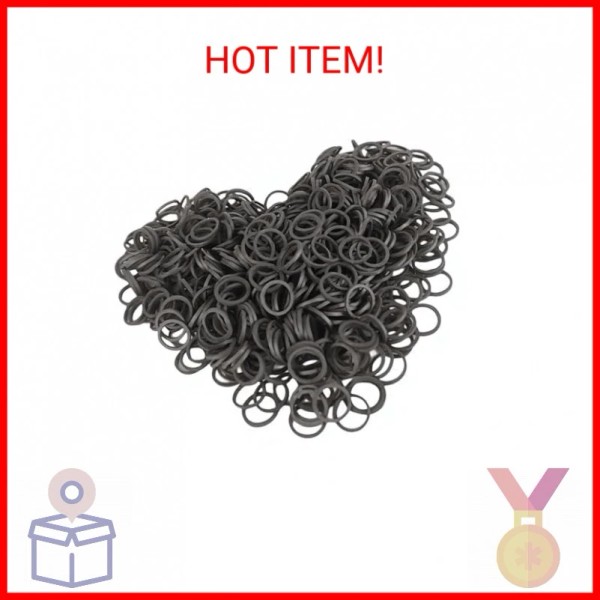 JIANYI 1200 Pack Mini Rubber Bands, Soft Elastic Bands Small