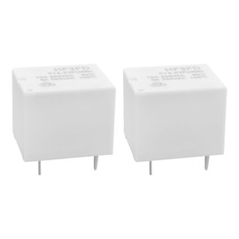 EMSea 2x 5-Pin 10A 250VAC Relay HF3FD 012-Z3F Relay 12VDC Suitable for Industrial Household Appliance Control Automotive Electronics