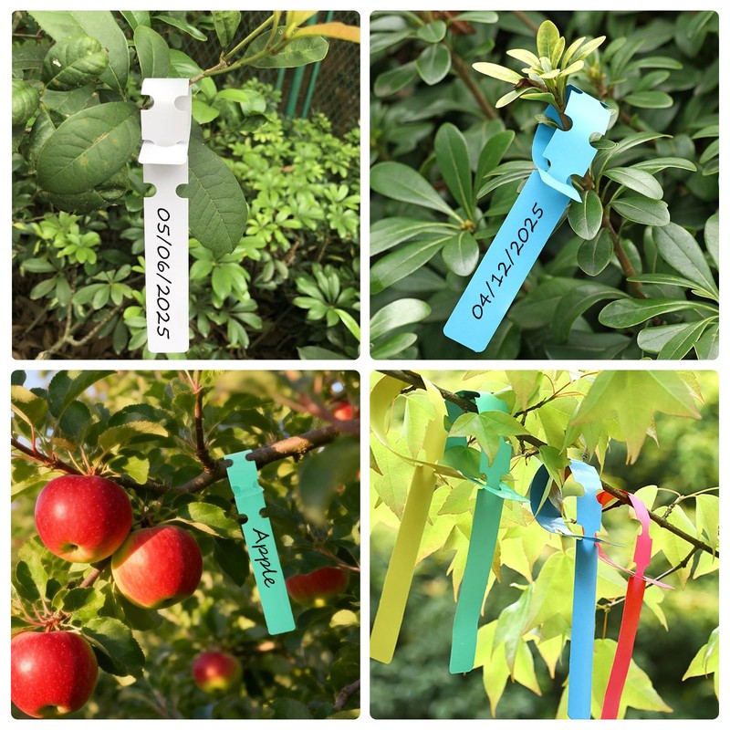 500 Pcs White Plastic Plant Tree Tags Nursery Garden Lables