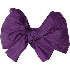 TOuWA Crinkled Waist Belt, Sash, Solid, Solid, Adult, Women's, Yukata, deep purple