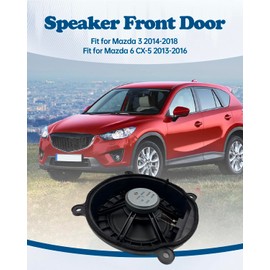 OWNDR Front Door Speaker Fit for Mazda 3 2014 2015 2016 2017 2018, 6 CX-5 2013 2014 2015 2016, Replace BHN9-66-960 KF01-66-960