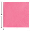 Creative Converting 803042B Bright Pink Beverage Paper Napkins, 50 Pcs