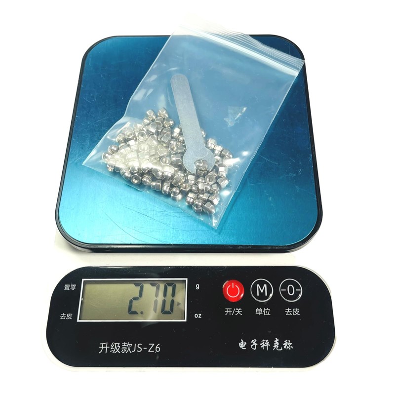 ZDingTech 50pcs 1/4-20 Acorn Cap Nuts,1/4-20 Cap Nuts,Acorn Hex Cap