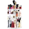 Makeup Organizer 360 Rotating Cosmetic Organizer DIY Adjustable Makeup Carousel