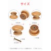 YFFSFDC Wooden Handle Knob Set of 10 [Maximum Diameter 1.3