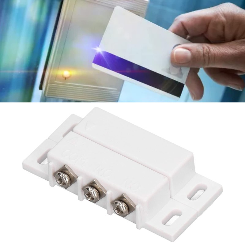 2Pcs Mc-31 Surface Mount Wired Nc Door Contact Sensor Alarm