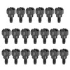 20 PCS Black PC Case Screws Cases Computer Case Thumb
